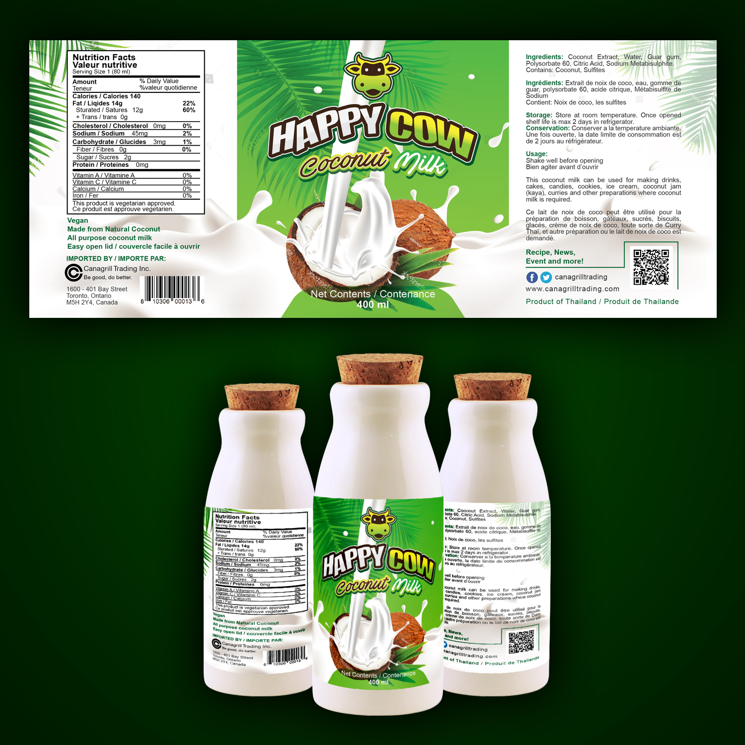 Label Design by Maxo-Biz for Canagrill Trading Inc | Design #19647150