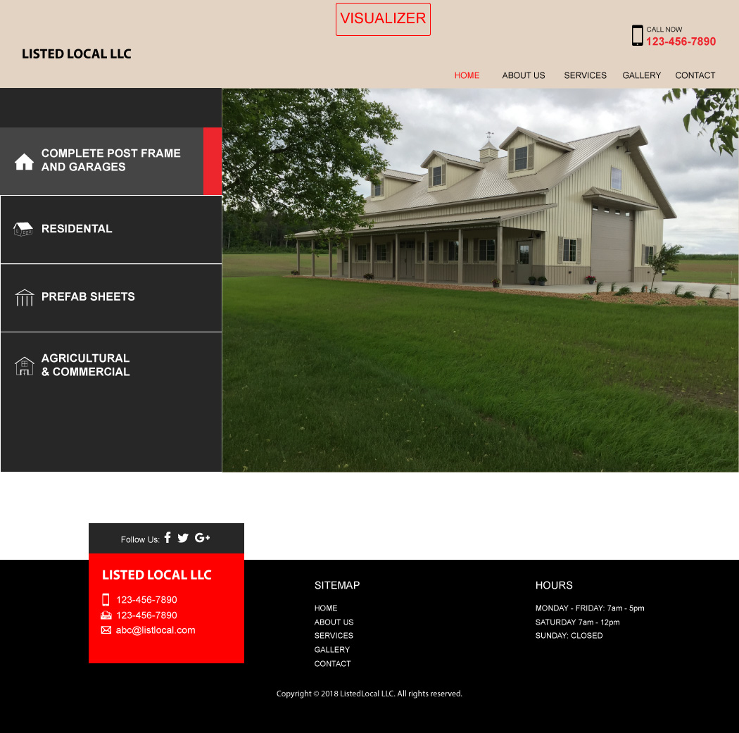 Web Design by Tokaa for ListedLocal LLC | Design #19593916
