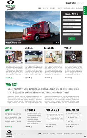 Web Design par pb pour Agent Interactive Ltd. | Design : #697234