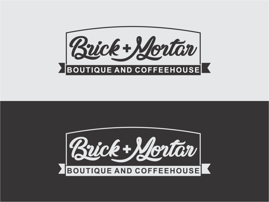 Logo Design by Bee Bee for Brick + Mortar boutique and coffeehouse | Design #19618459