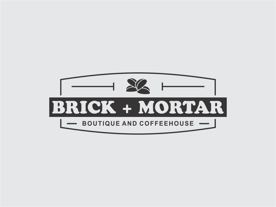 Logo Design by Bee Bee for Brick + Mortar boutique and coffeehouse | Design #19618864