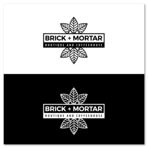 Logo Design by Sujit Banerjee for Brick + Mortar boutique and coffeehouse | Design: #19619595