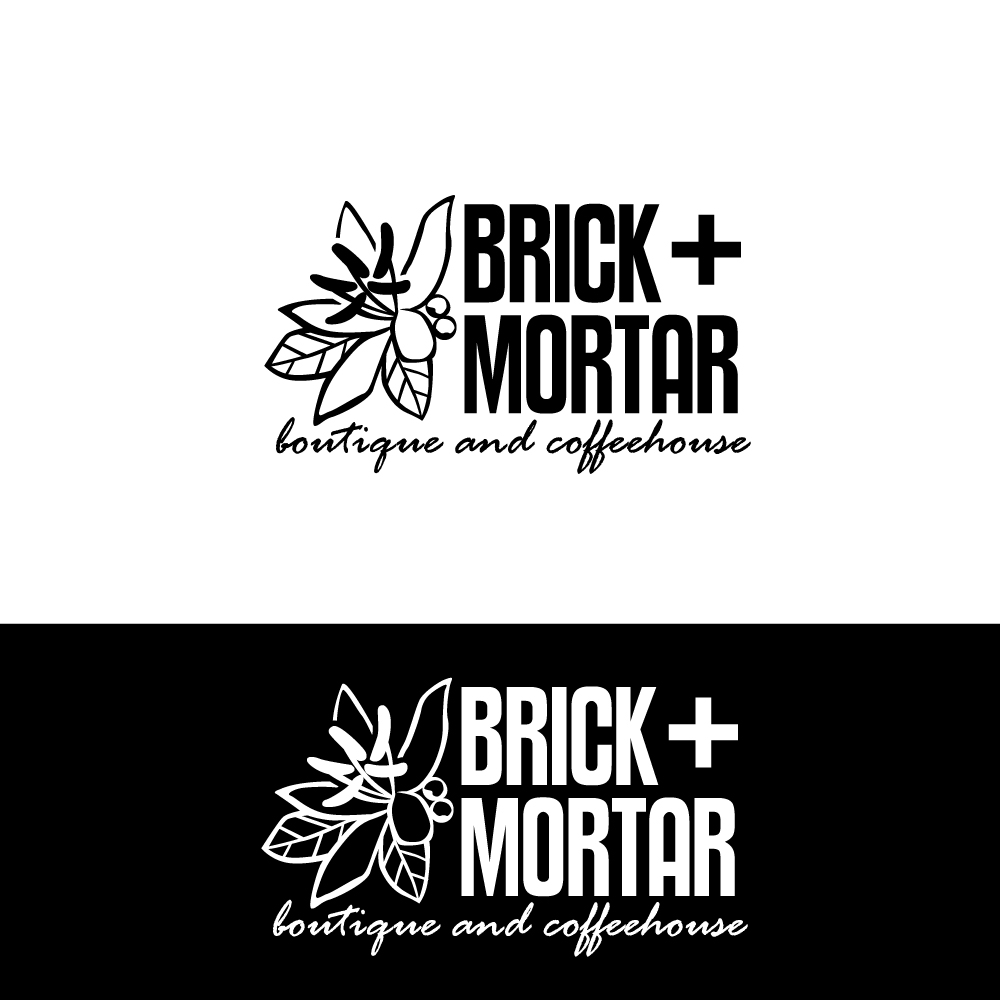 Diseño de Logo por Sujit Banerjee para Brick + Mortar boutique and coffeehouse | Diseño #19619596
