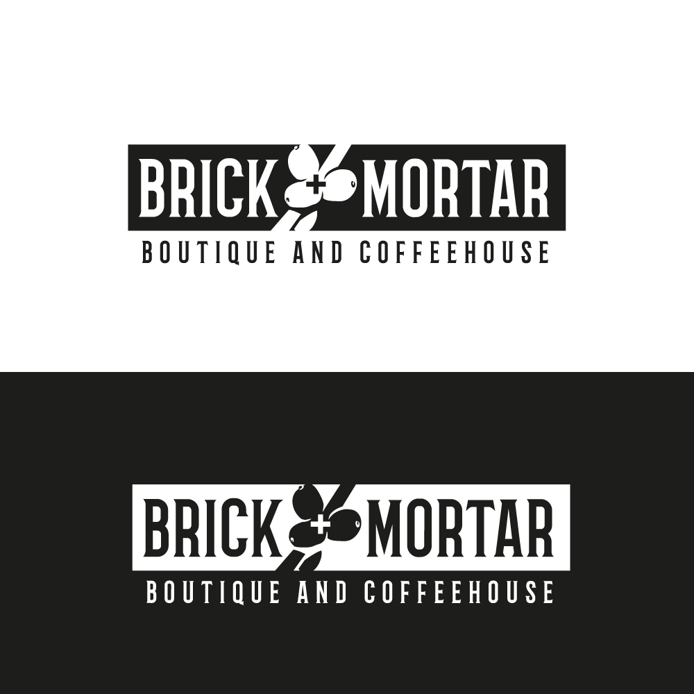 Diseño de Logo por Sujit Banerjee para Brick + Mortar boutique and coffeehouse | Diseño #19619600
