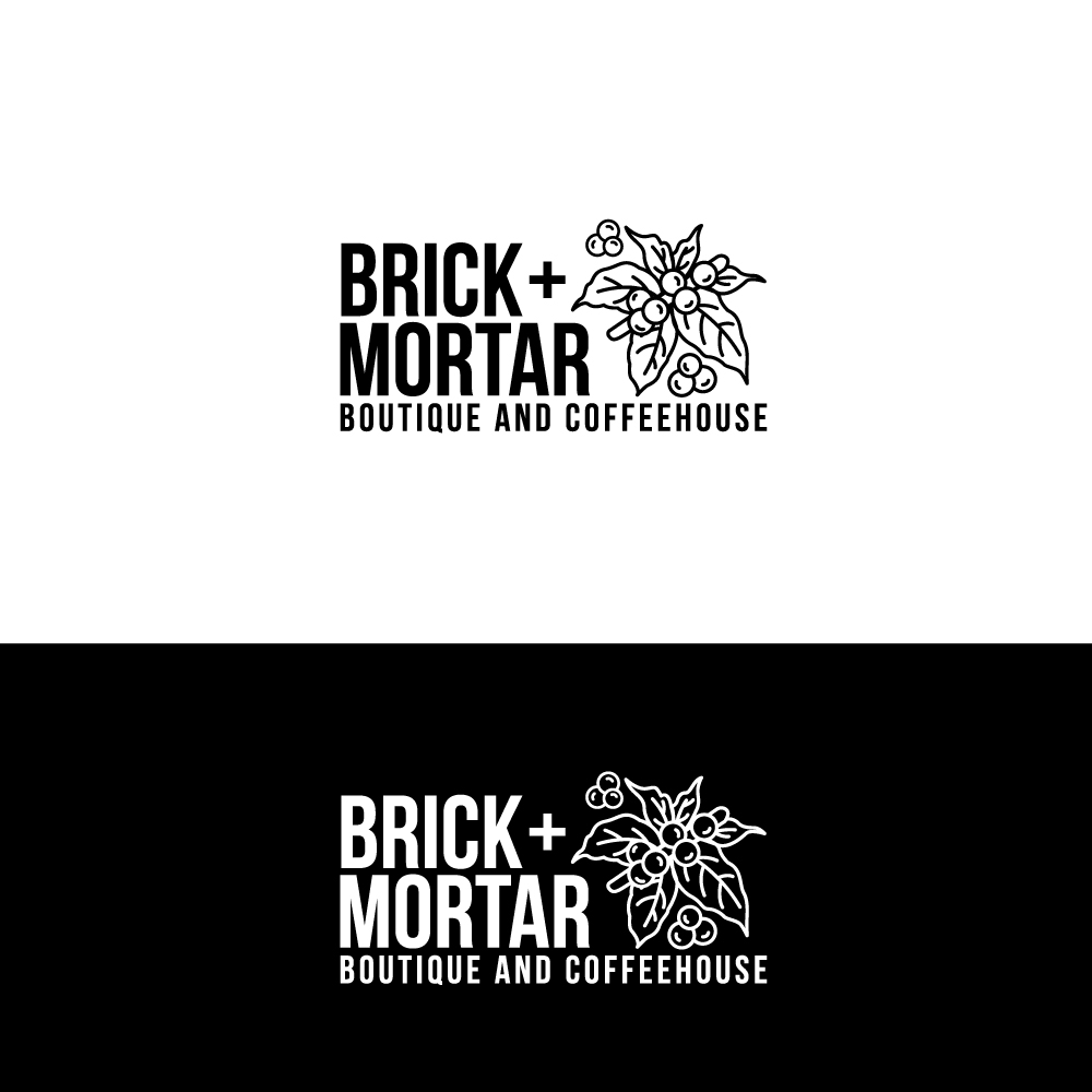 Diseño de Logo por Sujit Banerjee para Brick + Mortar boutique and coffeehouse | Diseño #19619602