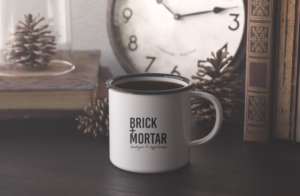 Logo Design by GLDesigns for Brick + Mortar boutique and coffeehouse | Design: #19613999