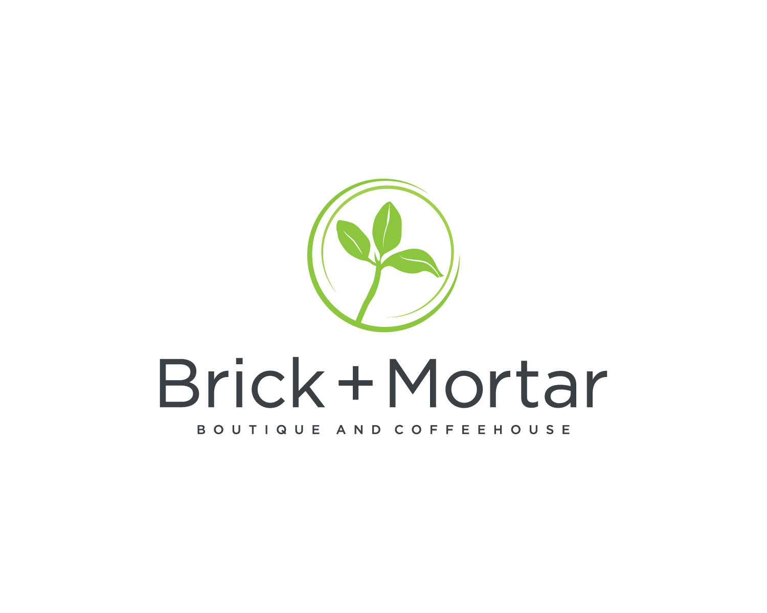 Logo Design by Atec for Brick + Mortar boutique and coffeehouse | Design #19621351