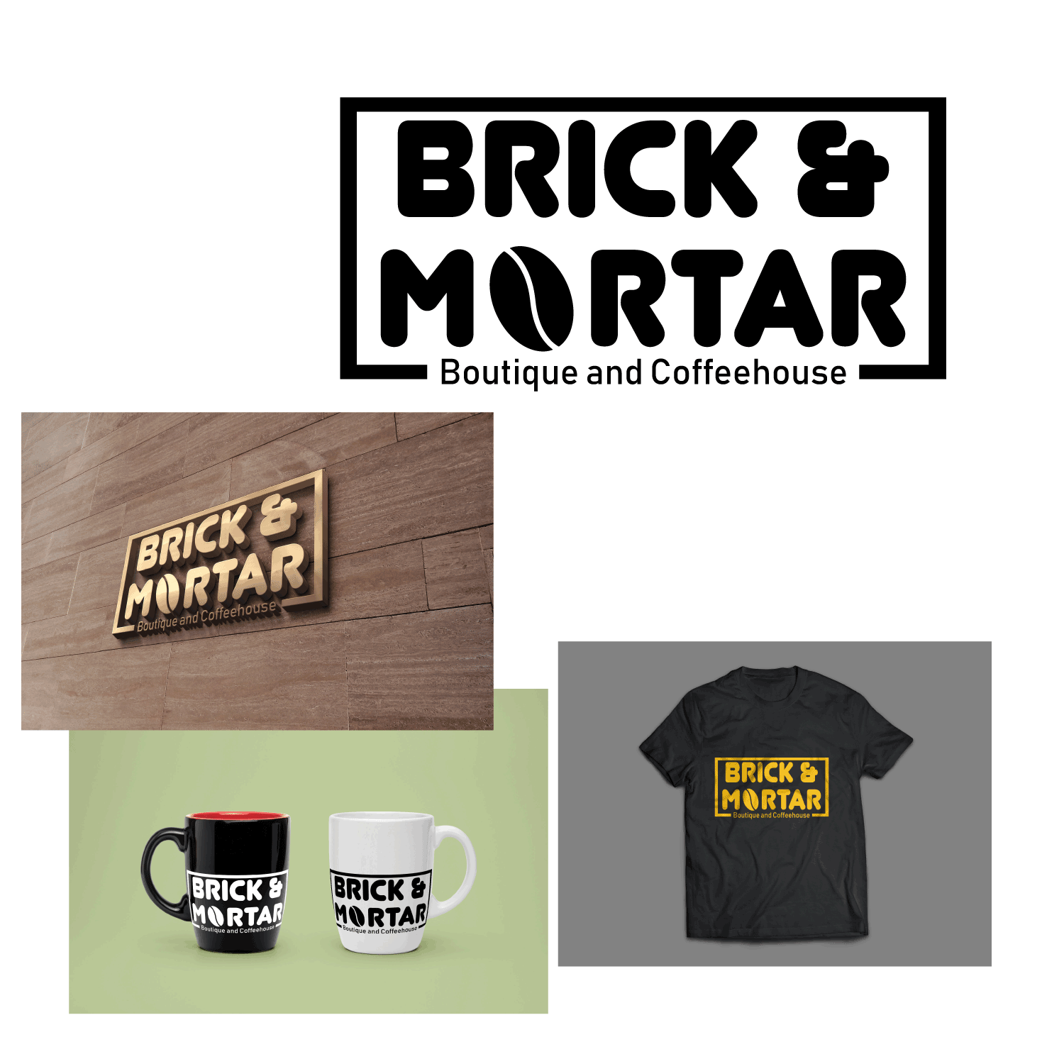 Design de Logo par Toby 3 pour Brick + Mortar boutique and coffeehouse | Design #19622449