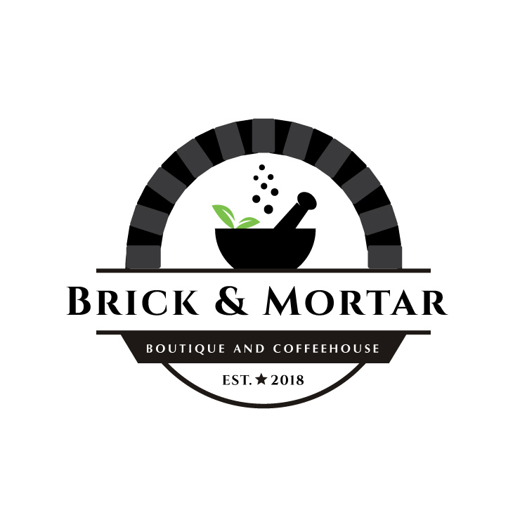 Logo Design by Ambarwati Yuliana for Brick + Mortar boutique and coffeehouse | Design #19624112