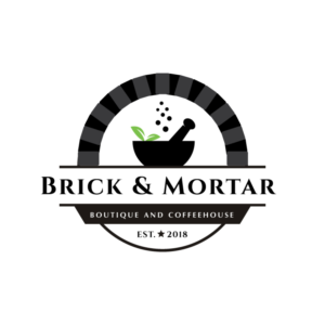 Design de Logo par amberember pour Brick + Mortar boutique and coffeehouse | Design #19624112