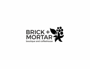Logo Design by MOH Studio for Brick + Mortar boutique and coffeehouse | Design: #19616825