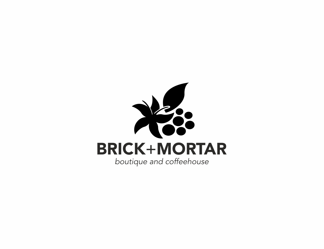 Diseño de Logo por MOH Studio para Brick + Mortar boutique and coffeehouse | Diseño #19616826