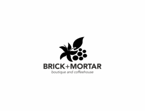 Logo Design by MOH Studio for Brick + Mortar boutique and coffeehouse | Design: #19616826
