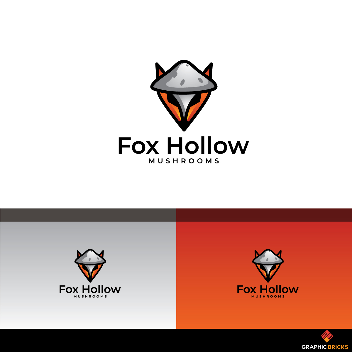 Diseño de Logo por Graphic Bricks para Fox Hollow Mushrooms | Diseño #19619557