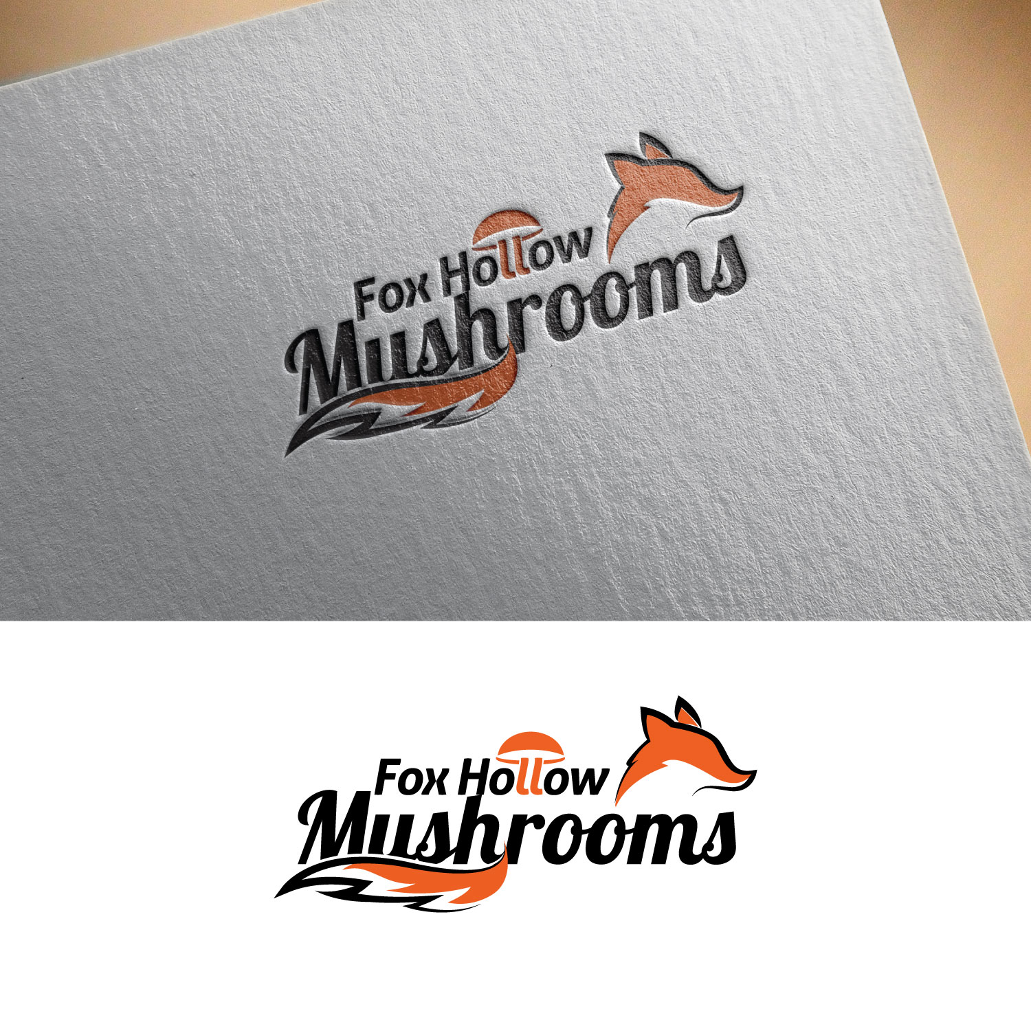 Logo Design by concepts for Fox Hollow Mushrooms | Design #19636425