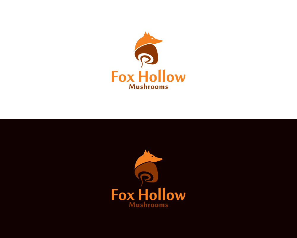 Logo Design by Deep Night for Fox Hollow Mushrooms | Design #19622151