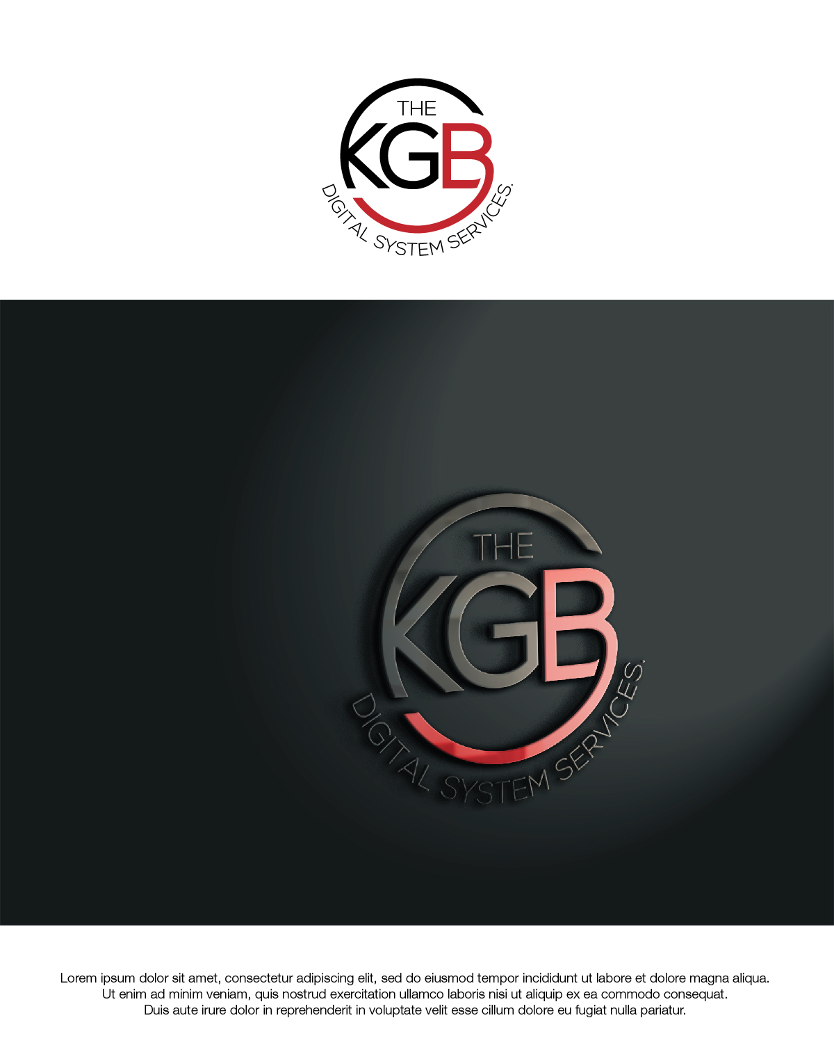 Logo Design by dzine studios for The KGB Digital System Services | Design #19606469