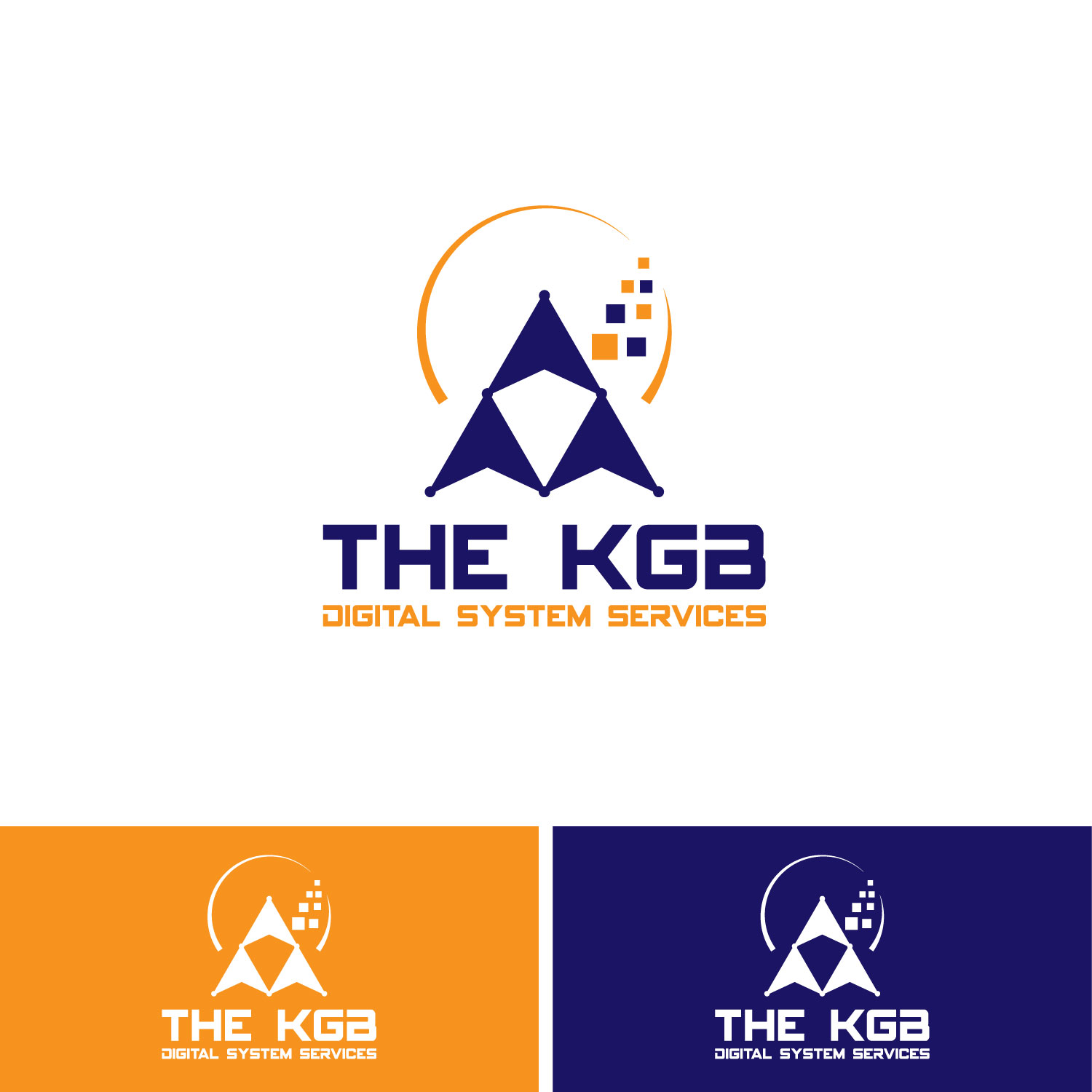 Logo Design by Rupok MT for The KGB Digital System Services | Design #19601737