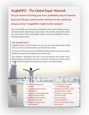 Brochure Design by DAStudioDesigns for AngloINFO | Design: #688299