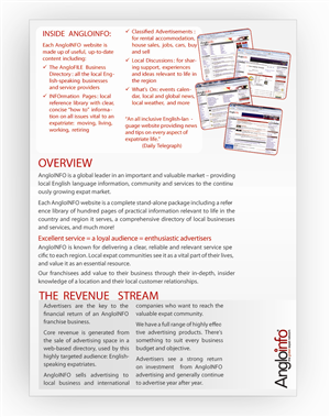 Brochure Design by DAStudioDesigns for AngloINFO | Design: #688300
