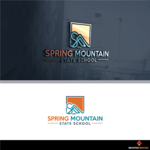 Spring Mountain State School | Logo Design by Graphic Bricks