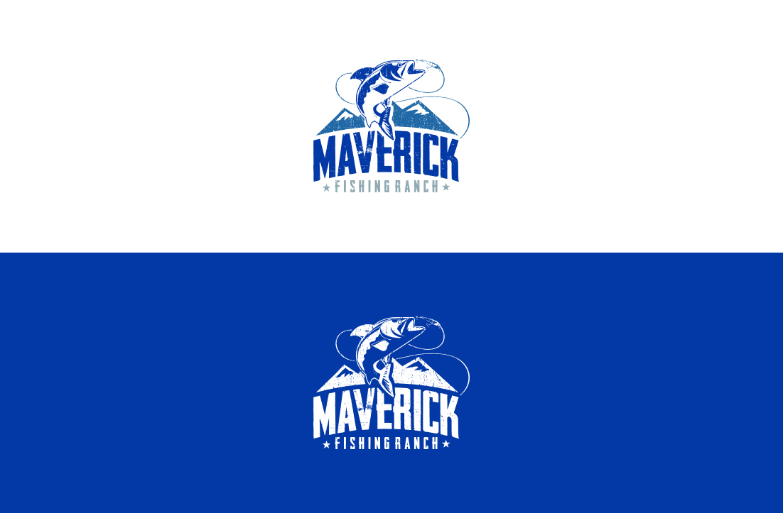 Logo Design by GLDesigns for Maverick Fishing Ranch | Design #19596206