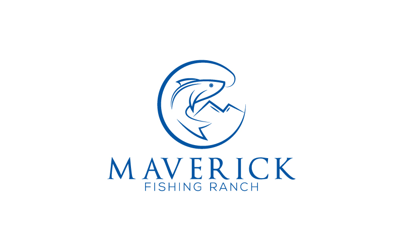 Logo Design by ilovedesign1 for Maverick Fishing Ranch | Design #19603617