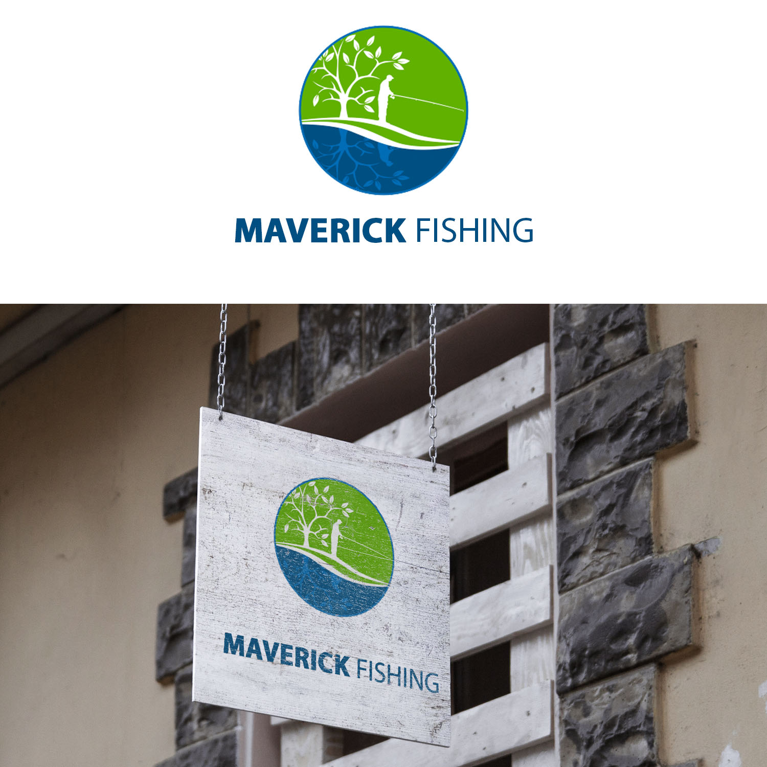 Logo Design by graphicartslk for Maverick Fishing Ranch | Design #19655105