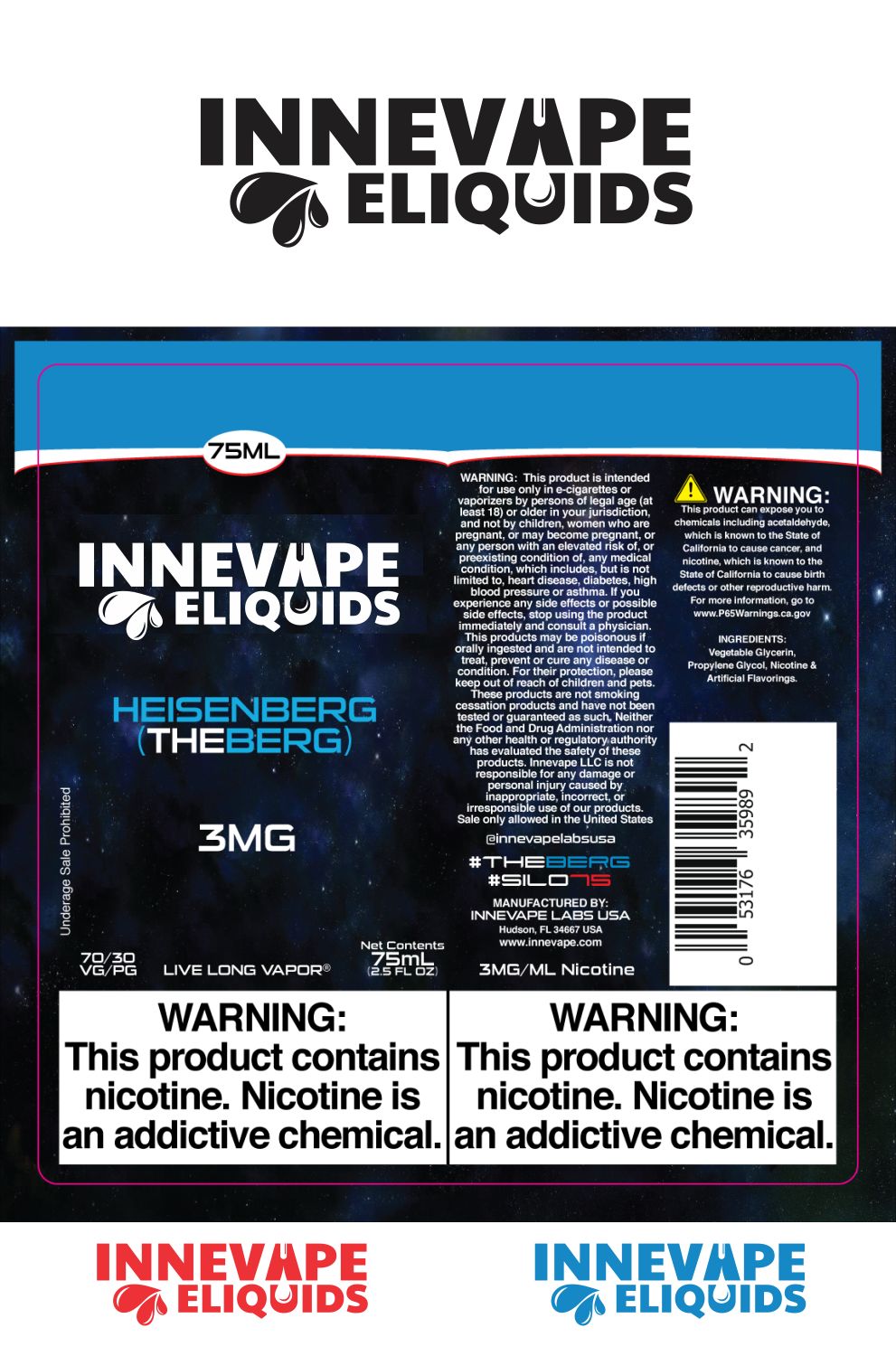 Diseño de Logo por berrinovian para Innevape E-Liquids | Diseño #19613469