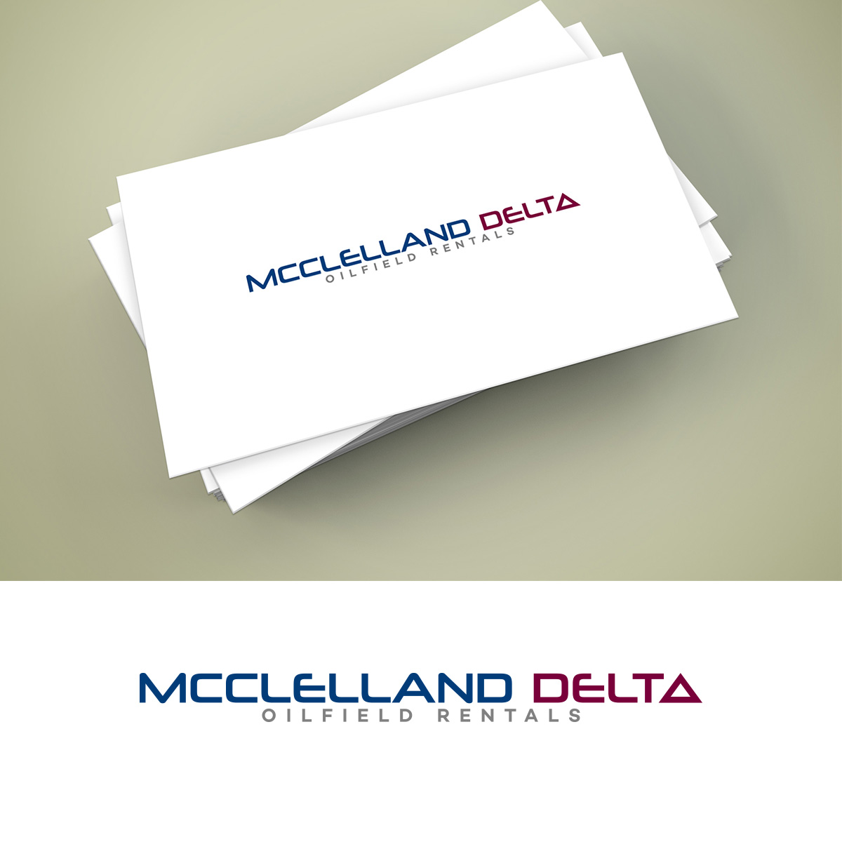 Bold, Serious Logo Design for McClelland Delta Oilfield Rentals by