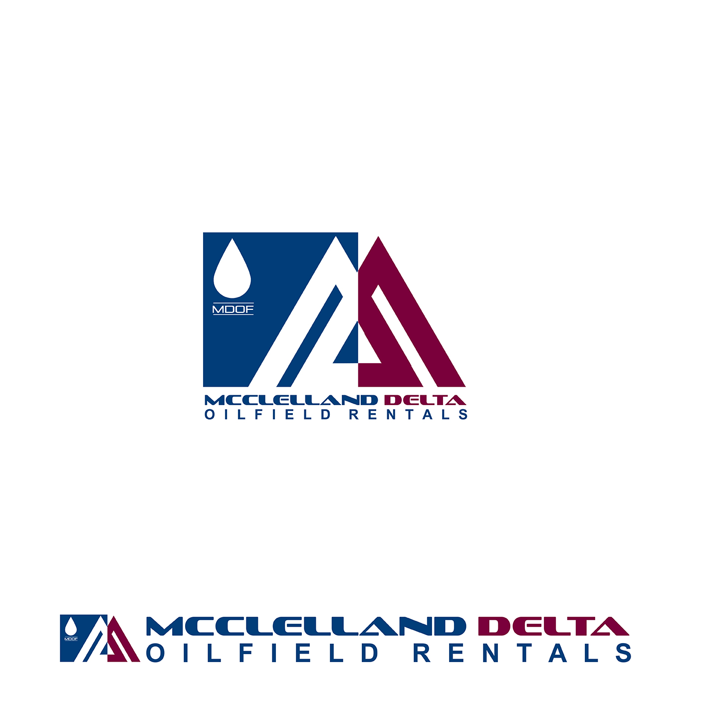 Bold, Serious Logo Design for McClelland Delta Oilfield Rentals by