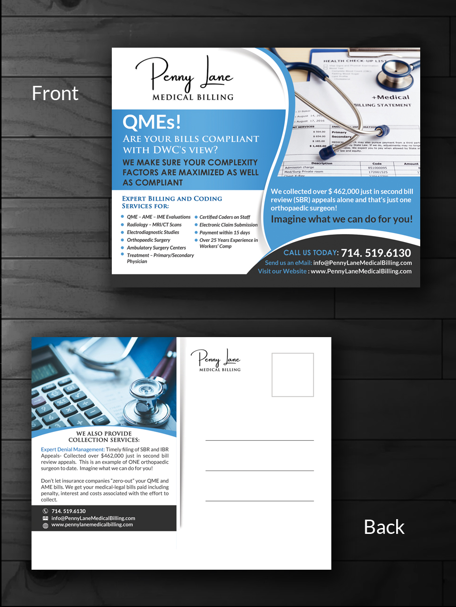 Postcard Design by innovative earth for this project | Design #19625398