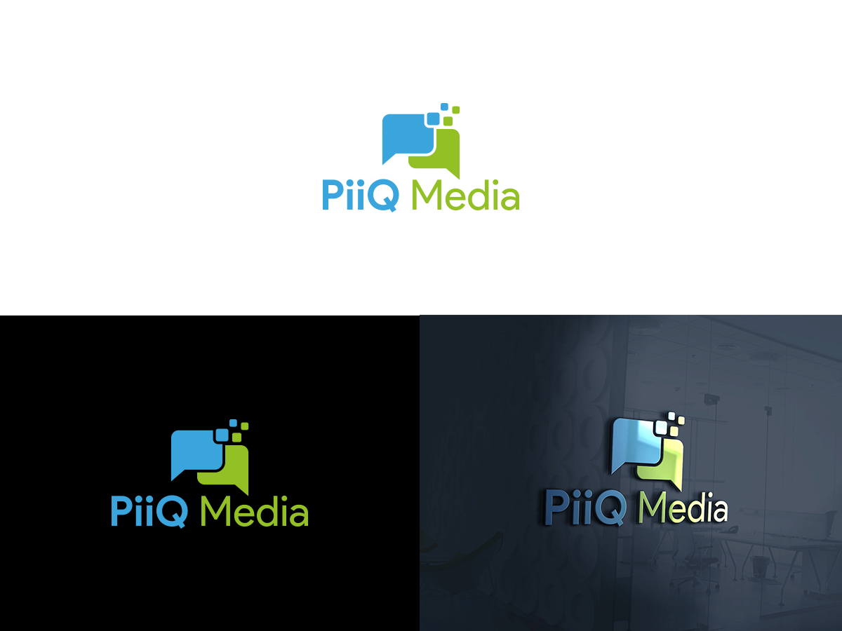 Logo Design by Slant Line Media for PiiQ Media | Design #19639340