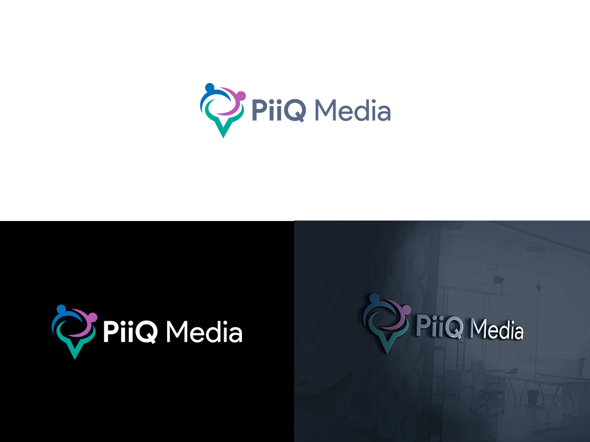 Logo Design by Slant Line Media for PiiQ Media | Design #19639623
