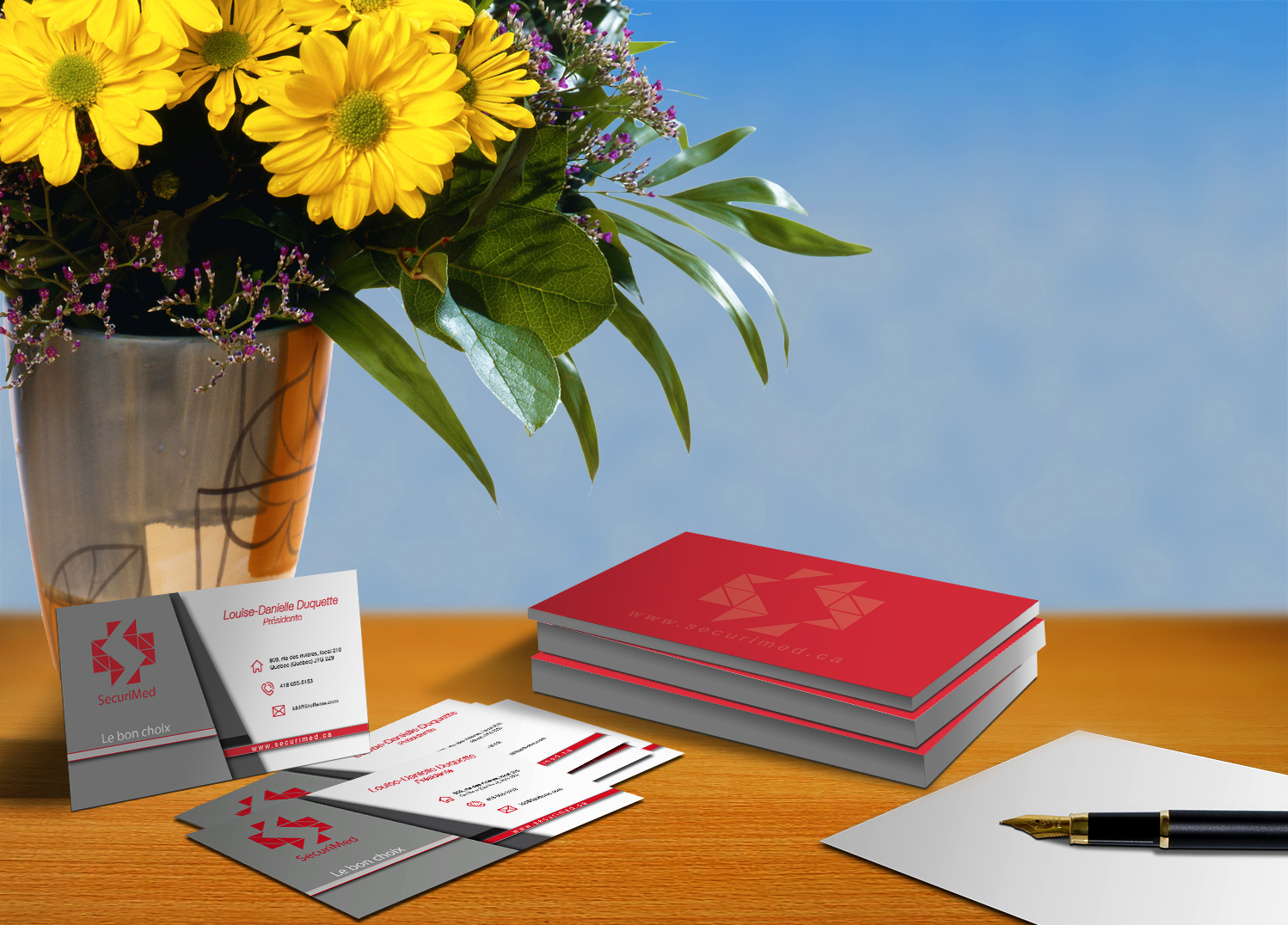 Business Card Design by Shaza Albero for SECURIMED | Design #19744264