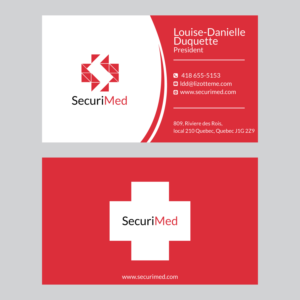 Business Card Design by ahsansdk for SECURIMED | Design: #19744980