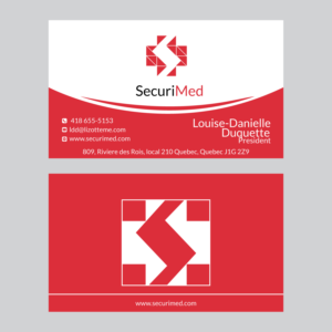 Business Card Design by ahsansdk for SECURIMED | Design: #19744982