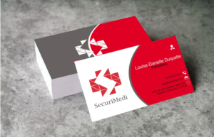 Business Card Design by ZiporahMukami for SECURIMED | Design: #19727211