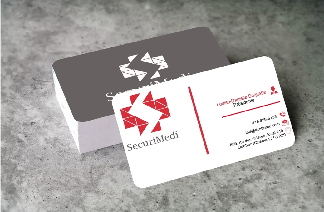 Business Card Design by ZiporahMukami for SECURIMED | Design #19727396