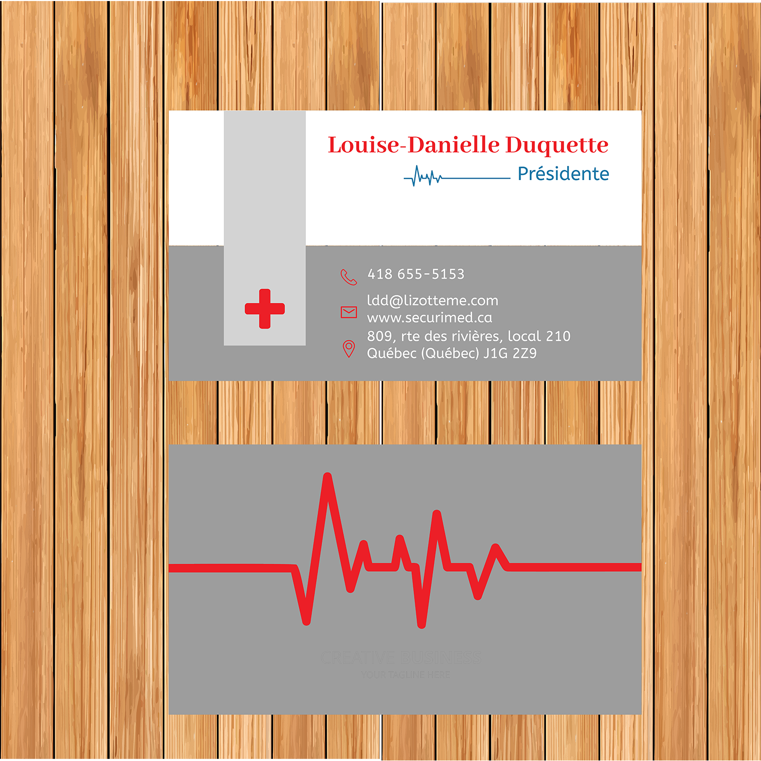 Business Card Design by Masba Habib for SECURIMED | Design #19713807