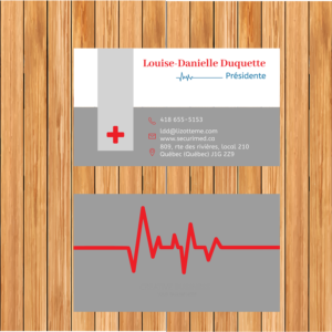 Business Card Design by Masba Habib for SECURIMED | Design: #19713809