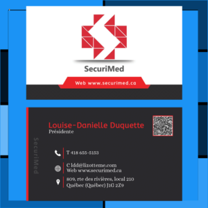 Business Card Design by Masba Habib for SECURIMED | Design: #19729789