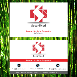 Business Card Design by Masba Habib for SECURIMED | Design: #19744703