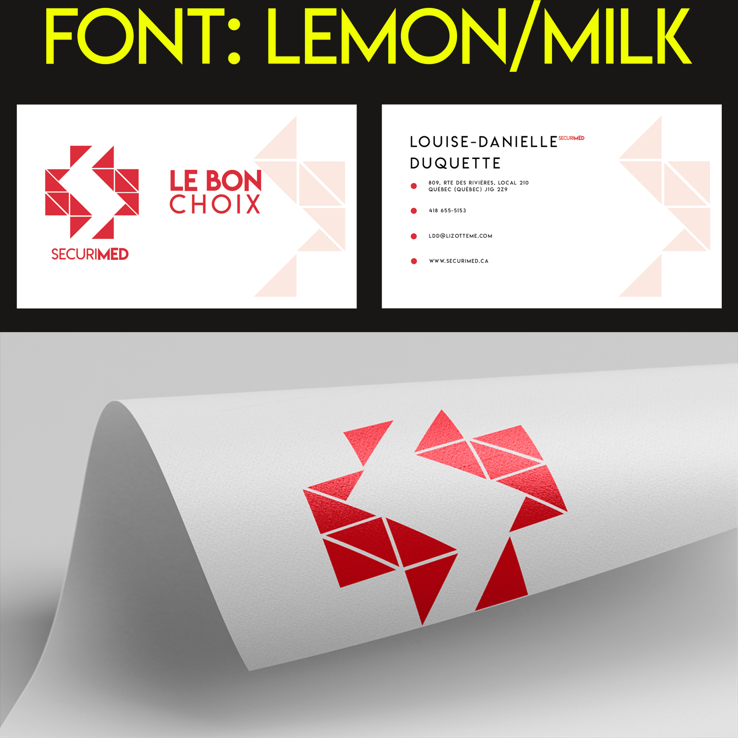 Business Card Design by Muzammil Saeed 2 for SECURIMED | Design #19697007