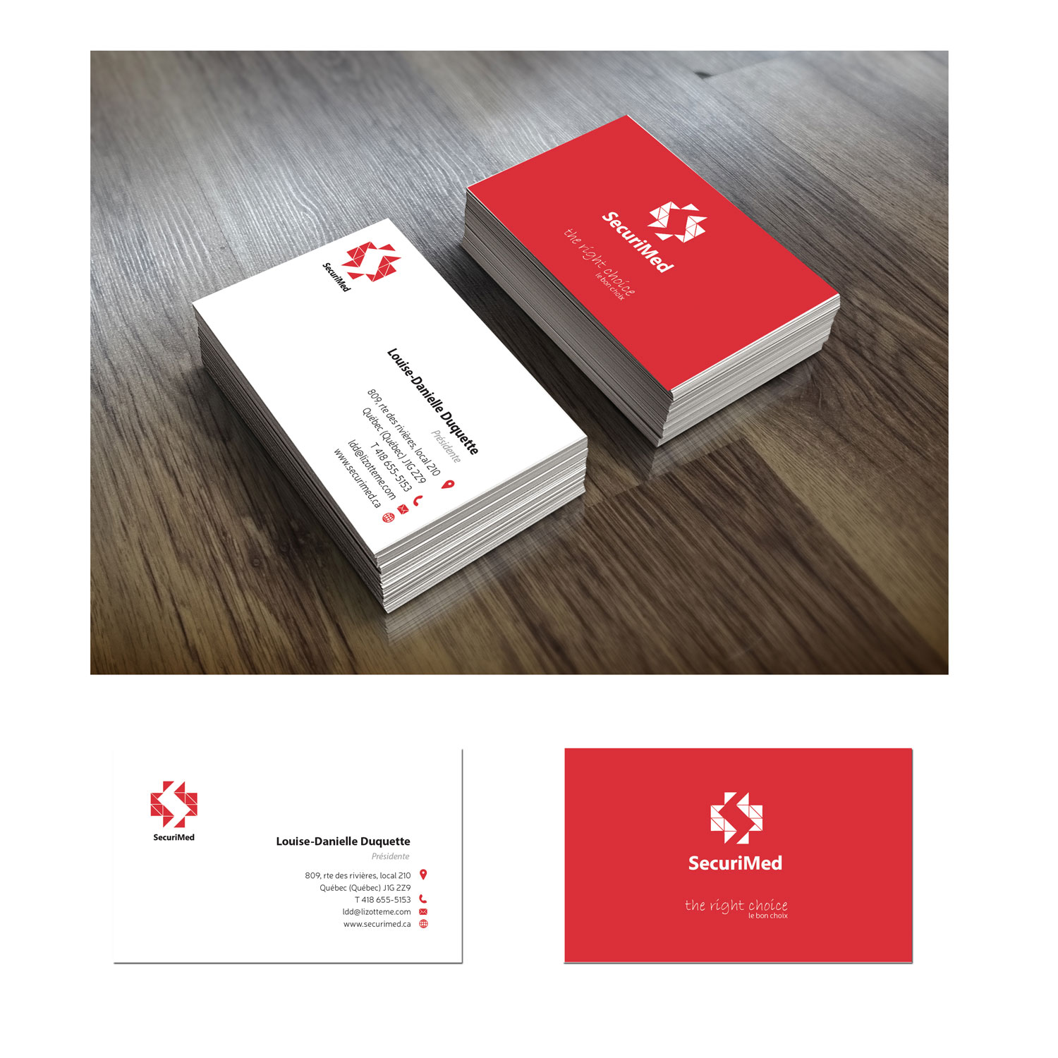 Visitenkarten-Design von lyndon für SECURIMED | Design #19718215