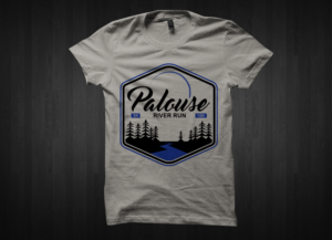 Palouse River Run Race Logo for t-shirt | Diseño de Camiseta por Taho Design