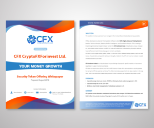GRAPHICS FOR AN ICO WHITE PAPER DOCUMENT | Graphic Design by Andi Yan
