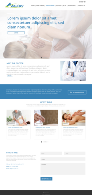 Ascent Chiropractic, achieve your health goals, get better each day one step at a time | Diseño Web por lionx