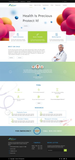 Ascent Chiropractic, achieve your health goals, get better each day one step at a time | Diseño Web por Kingdom Vision