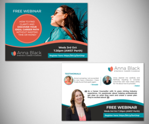Career Counsellor needs vibrant, professional flyer to promote inspiring new webinar | Flyer Design by Designers Hub